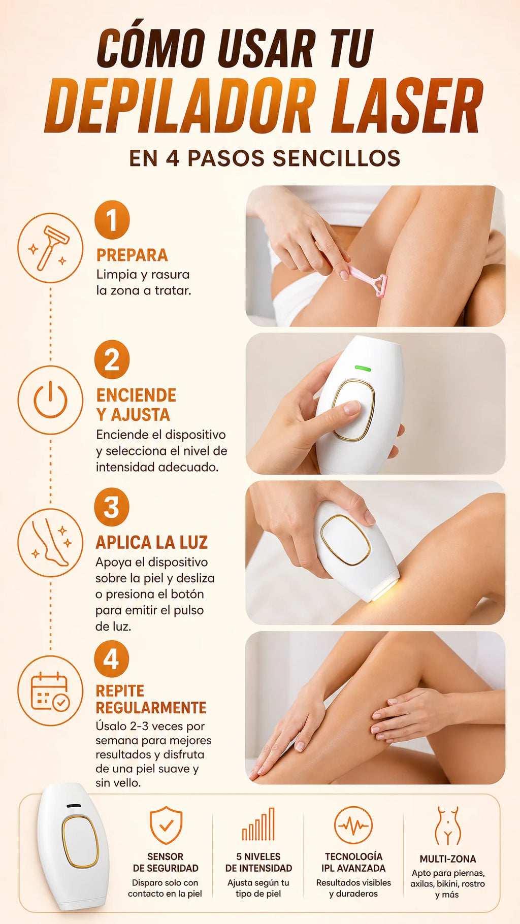 Depilador laser IPL LoveSkin
